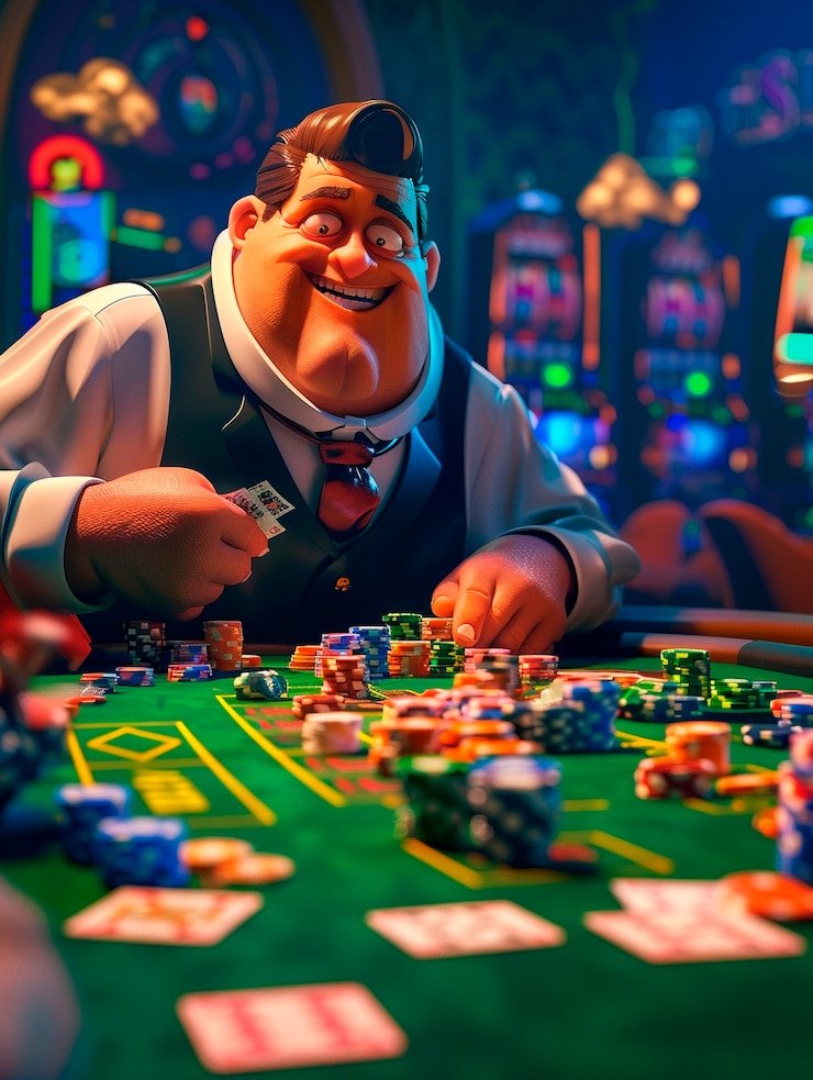 Ilustrasi edukasi responsible gaming dengan manajemen anggaran dan waktu